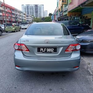 2013 TOYOTA COROLLA ALTIS E 1.8 AUTO PLF9812