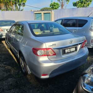 2011 TOYOTA COROLLA ALTIS G 1.8 WVD9199